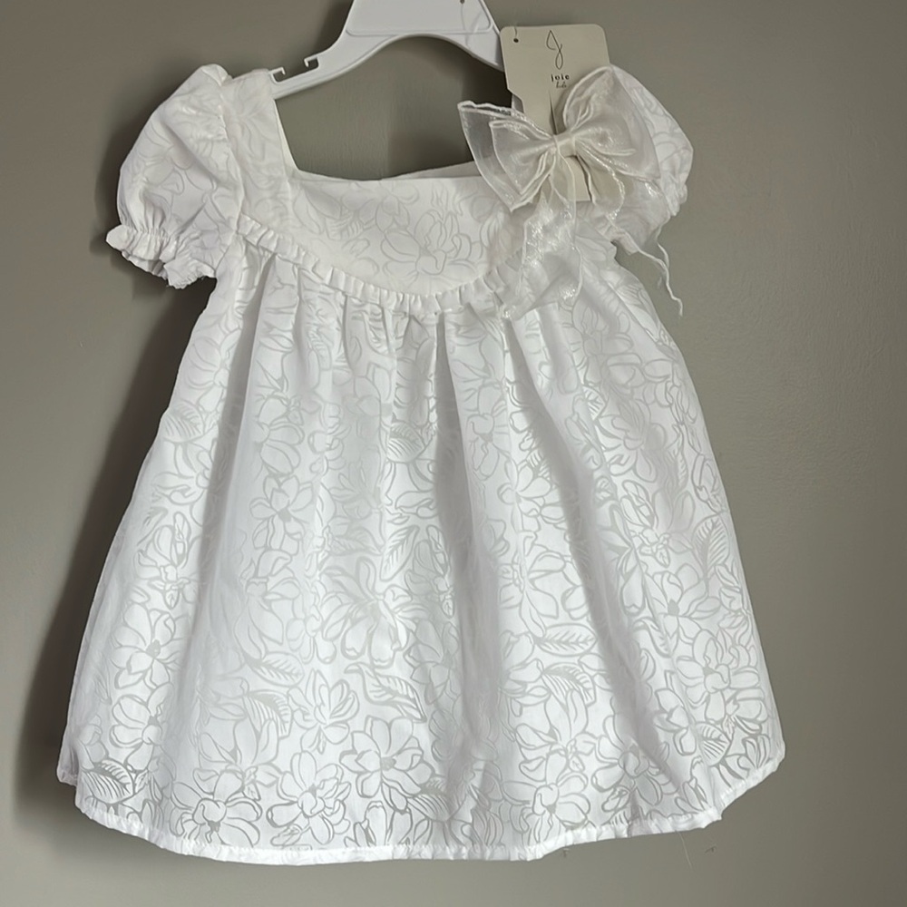 Joie Baby Girls White Dress